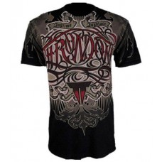 Throwdown AFFLICTION Mens T-Shirt BIRRA Biker MMA UFC